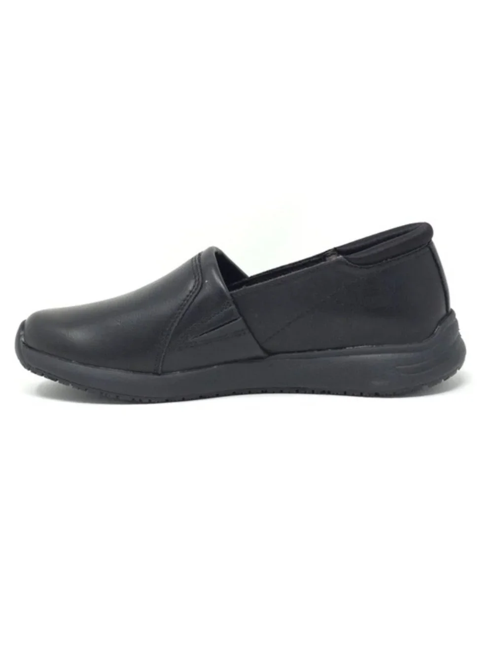 Dr. Scholl's Dive In Slip Resistant Work Loafers Black Memory Foam 8W